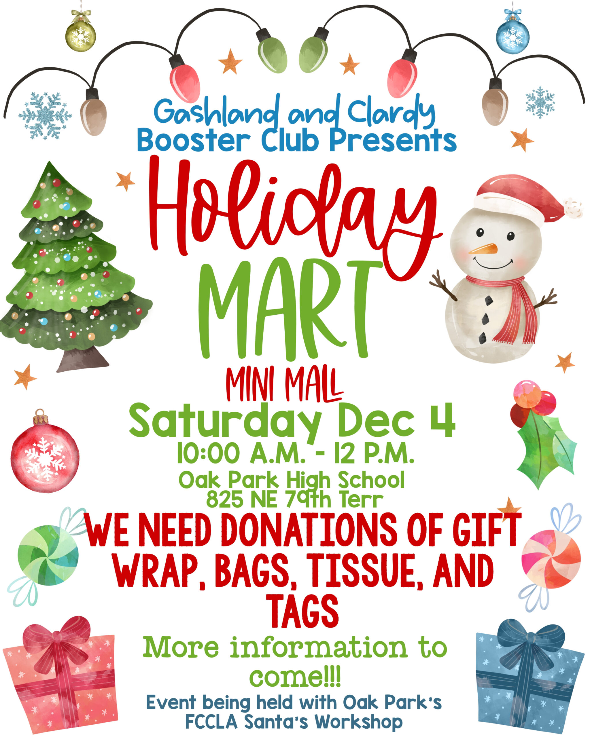 Featured image for “Holiday Mart Mini Mall!!”