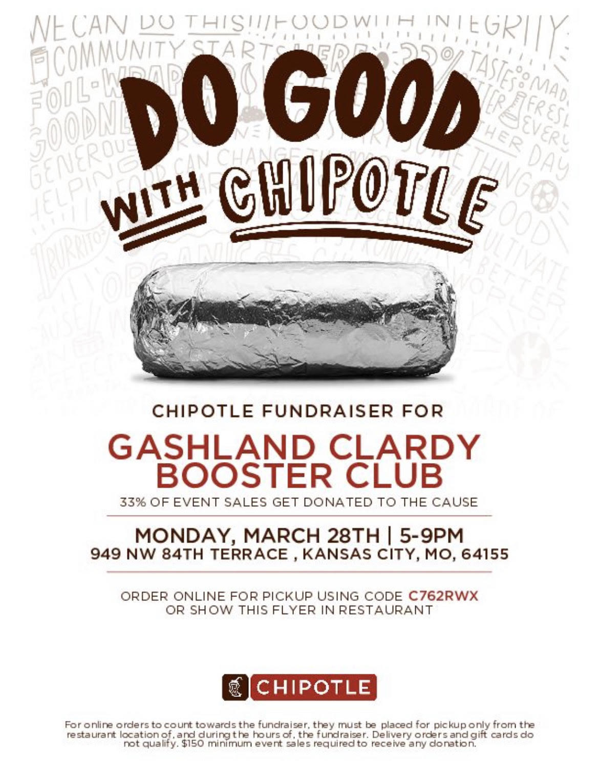 Featured image for “Chipolte Fundraiser Night!!!!”