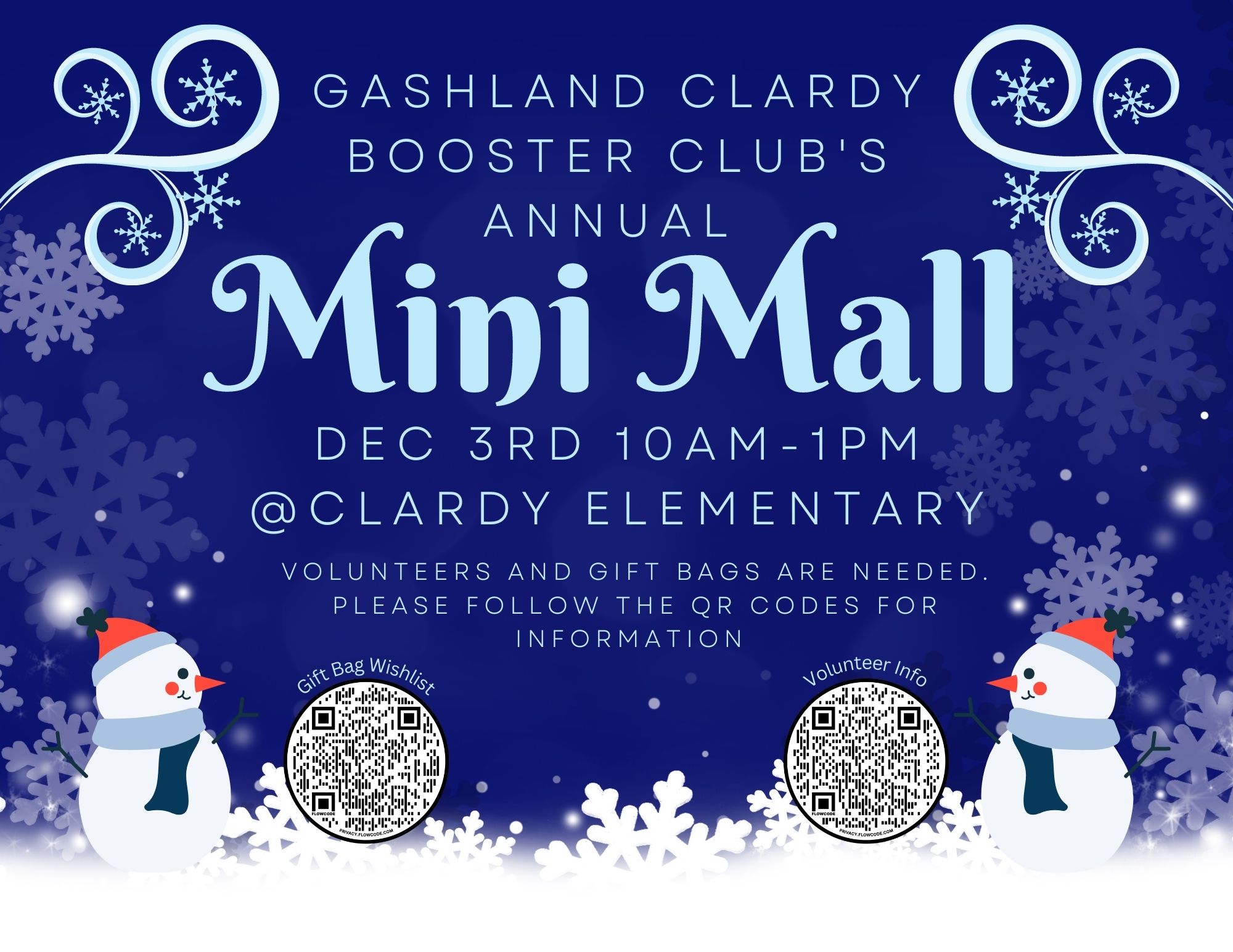 Featured image for “Mini Mall Volunteers Needed!!!”